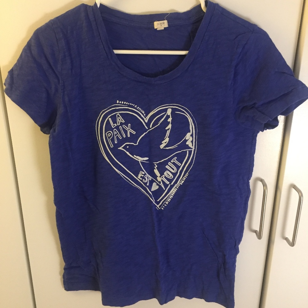 JCrew purple t-shirt
